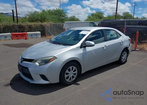 2015 Toyota Corolla L из США, поврежденный, VIN 5YFBURHE2FP333400